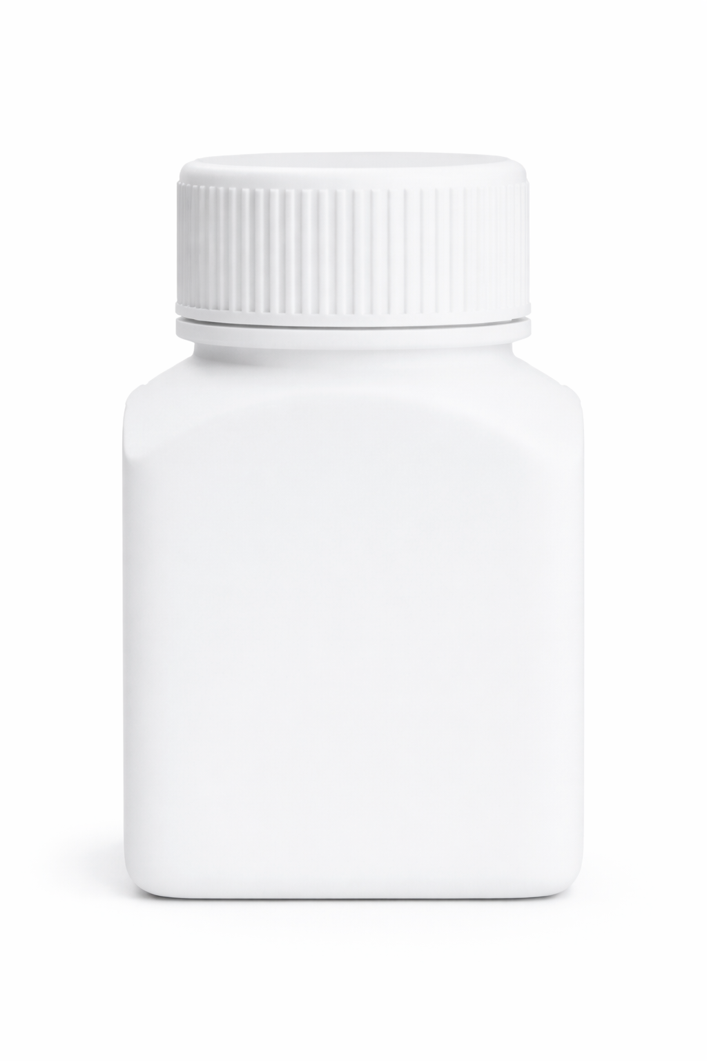 HDPE Square tablet container