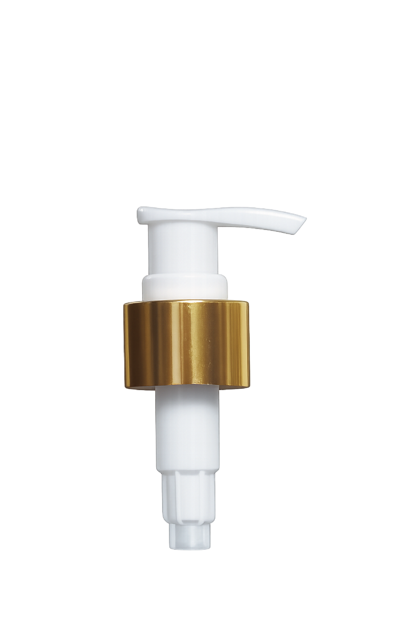 28 mm White- Gold lotion pump